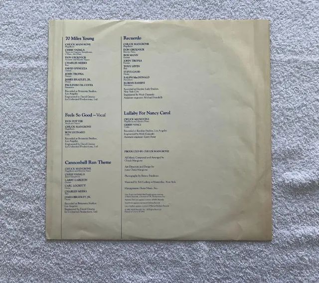Disco de Vinil Chuck Mangione - 70 Miles Young - Importado - Foto 4