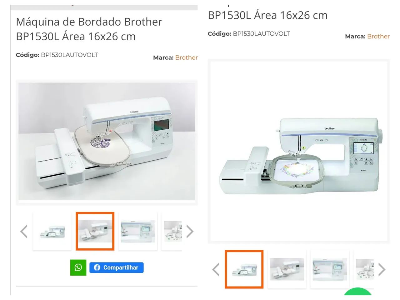 Máquina de bordar Brother  - Foto 2