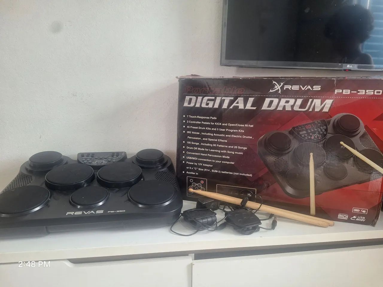 Bateria Eletrônica Revas PB-350