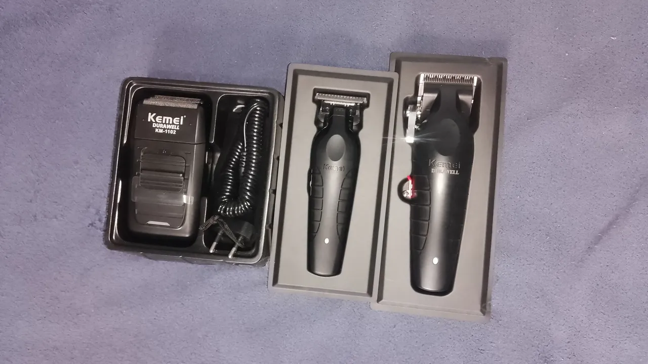 Maquinário profissional completo de barbearia