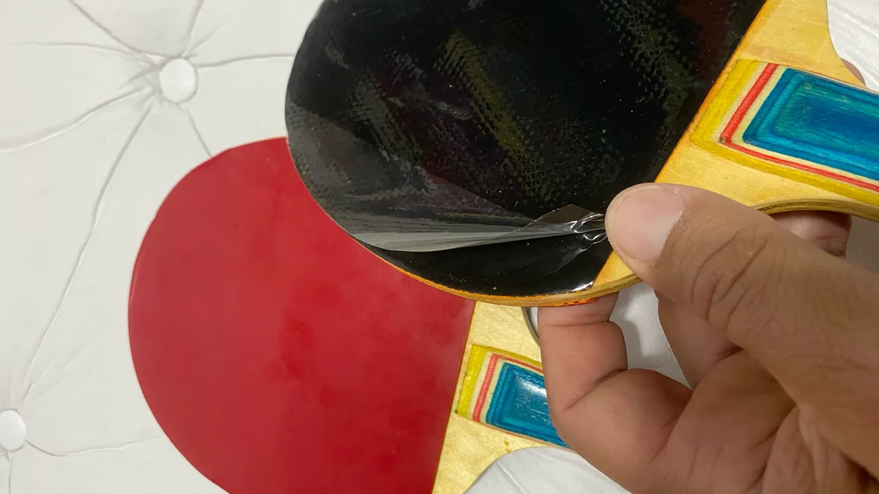 Raquete de Tênis de Mesa Nova com Película Protetora