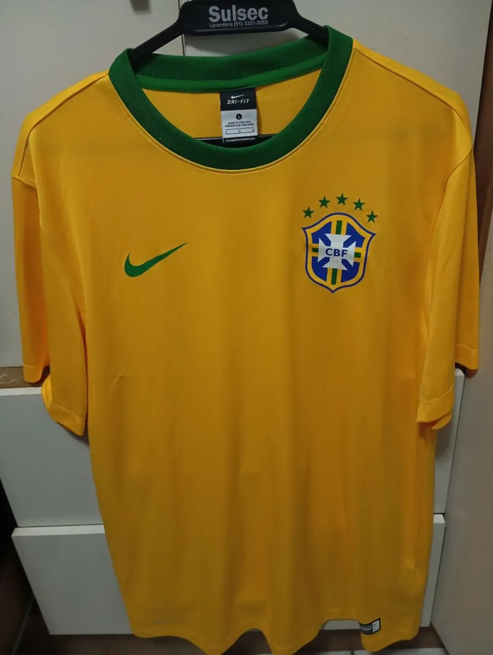 Camisa da Seleção Brasileira Nike - Amarela