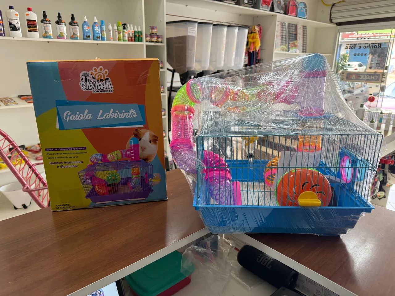 Gaiola hamster labirinto nova 