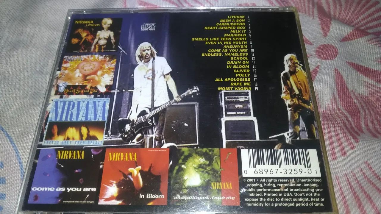 Nirvana cd the singles. Compilado dos singles sem repetições - Foto 3