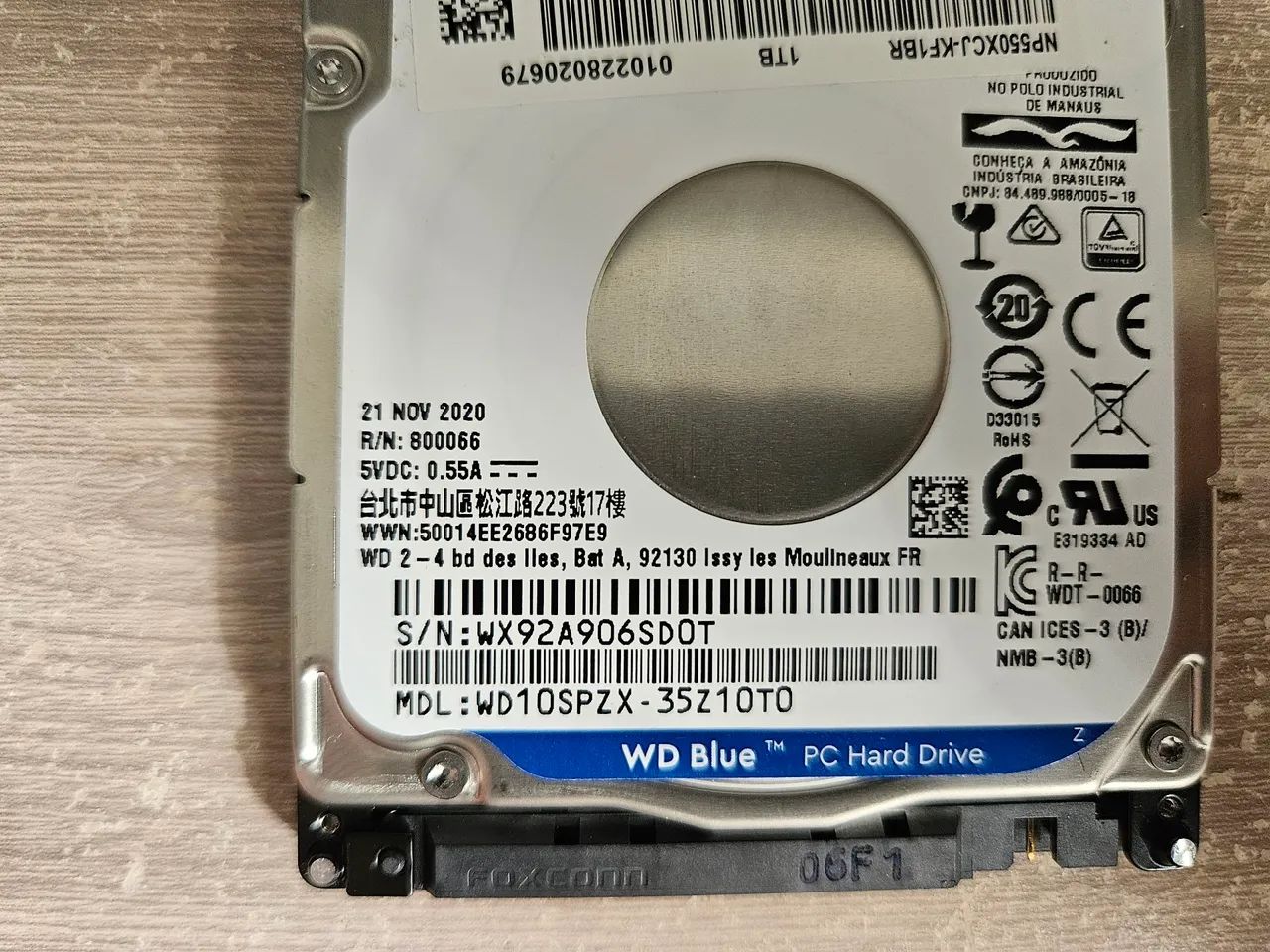 HD 1Tb WD10SPZX - Armazenamento - Novo Eldorado, Contagem