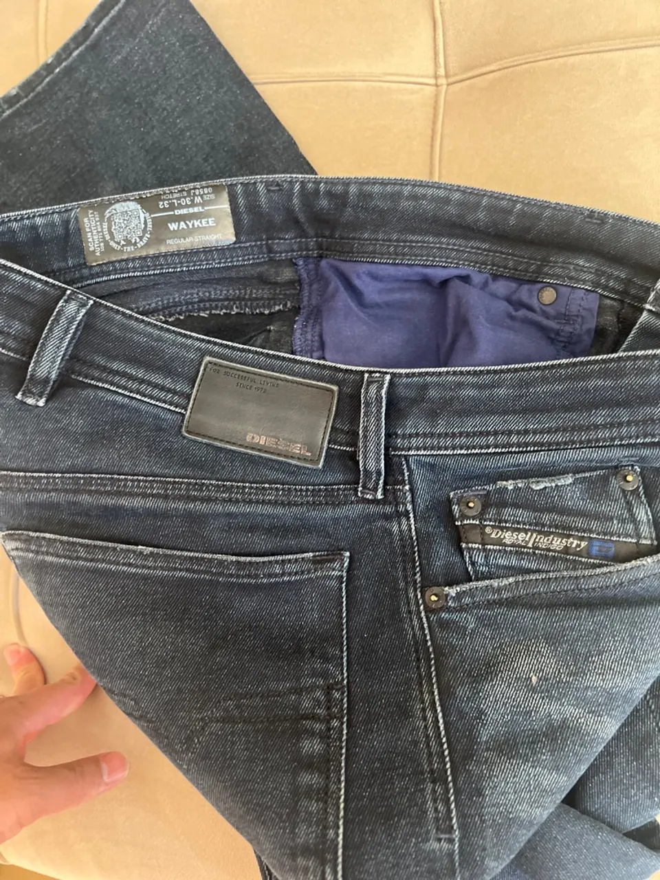 Calça Jeans Diesel Waykee Regular Straight