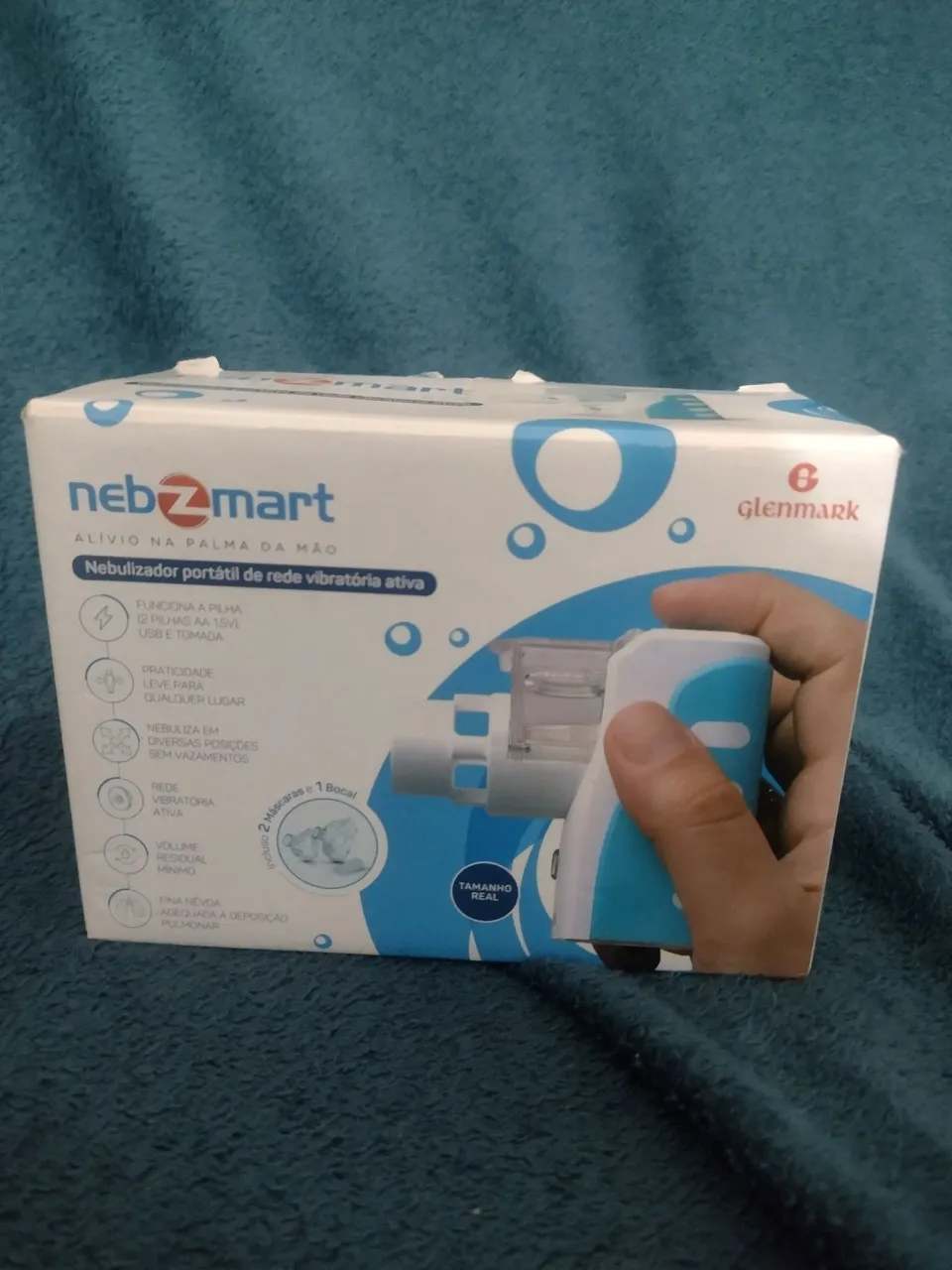 Nebulizador Portátil Nebzmart - Alívio na Palma da Mão