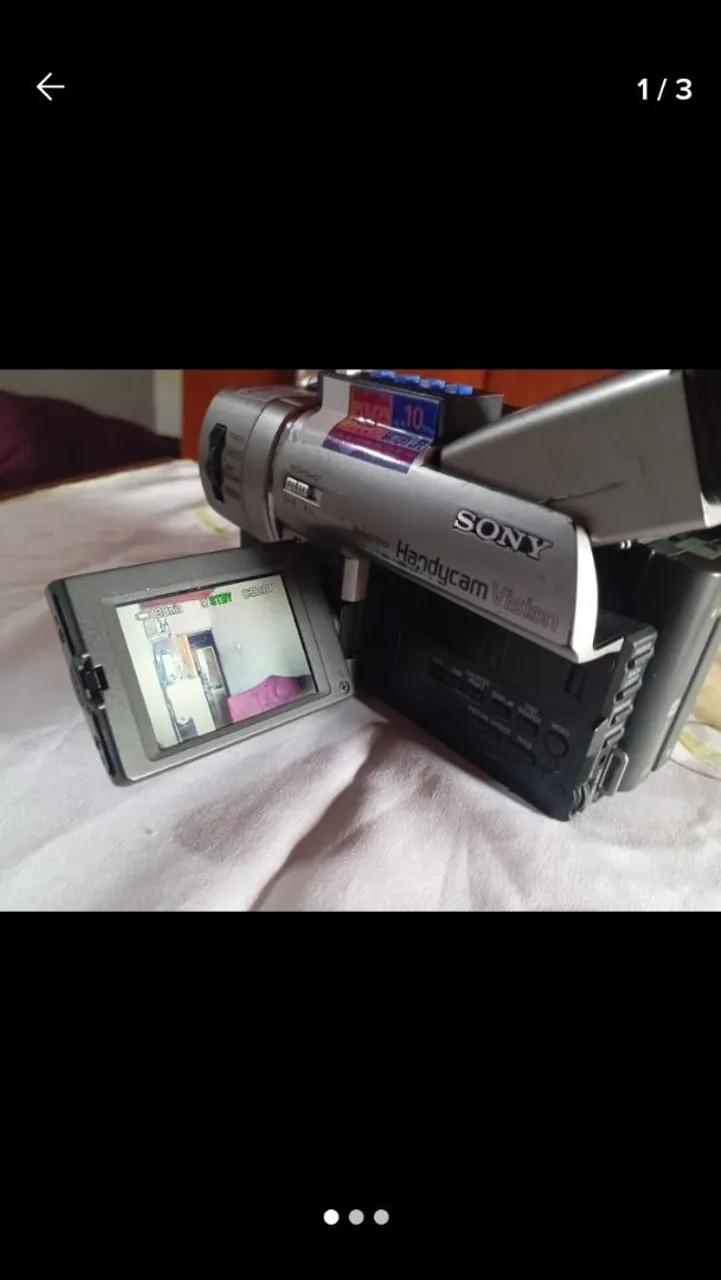 Filmadora Sony 8mm hi8 trv57