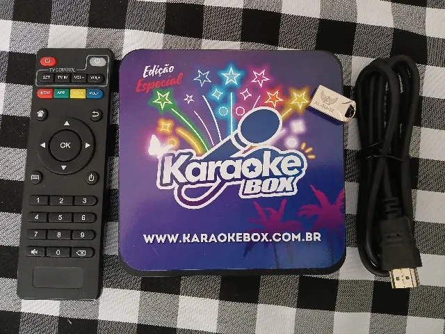Karaoke Box Com Pontuação + 1 Microfones De Brinde