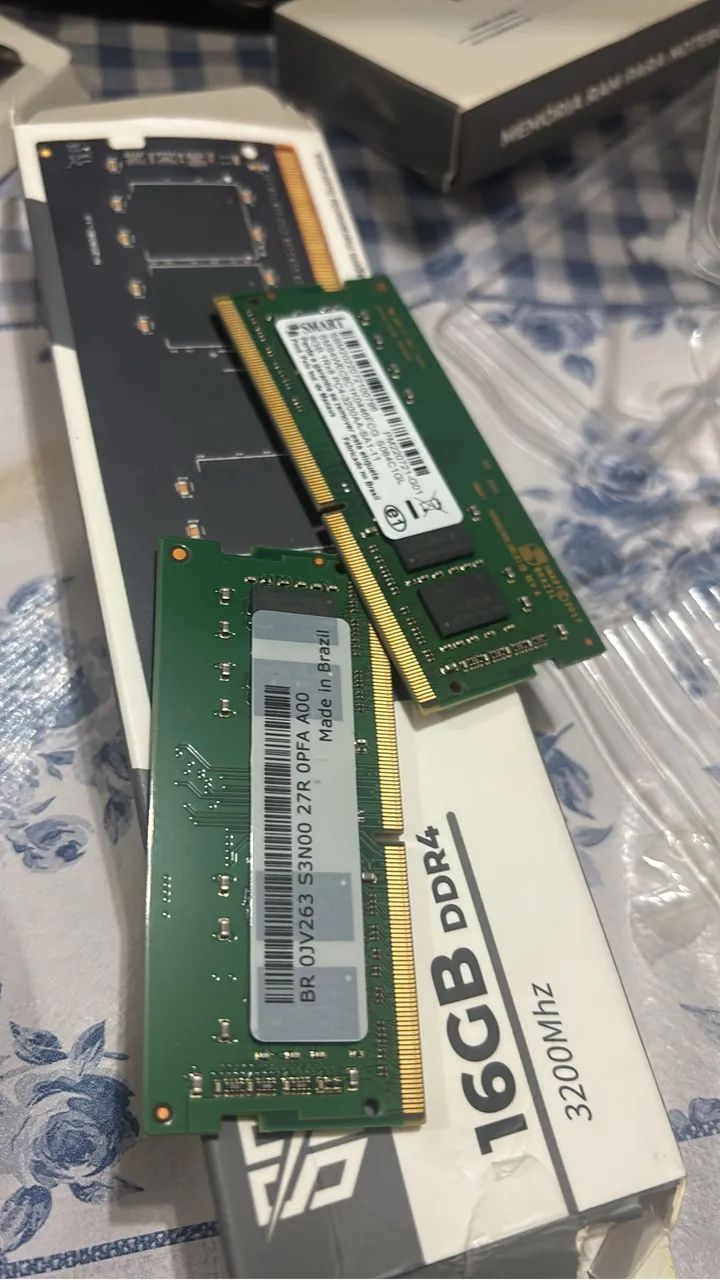 Kit Memória RAM Notebook 2x 8GB DDR4 3200MHz - Foto 2