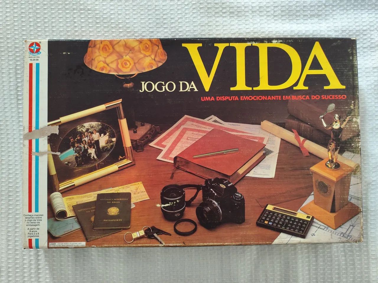 Jogo da Vida original Estrela anos 80
