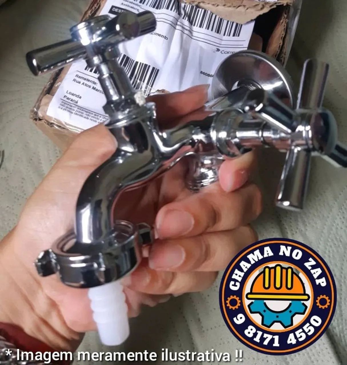 Torneira Dupla METAL
