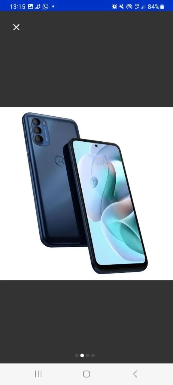 Motorola - Moto G41 "128Gb" Cor : Meteorite Black Câmera System +Ois :6.4 Fhd+Oled Display