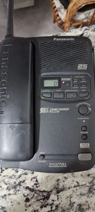 Telefone Fixo Panasonic Sound Charger Pil Plus - Foto 2