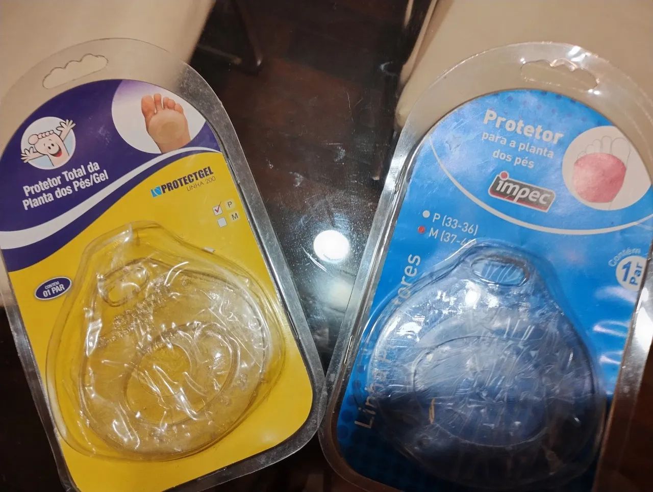 Protetor para os pés - Gel - Tamanho P e M - Foto 3