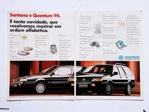 VW Santana ou Quantum - Propaganda original de revista de época - GLS, Sport, 2000 - Foto 4