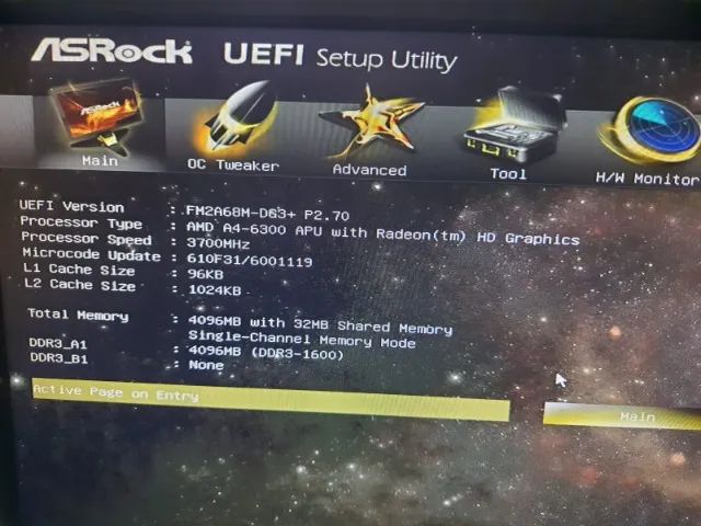 Kit AMD A4-6300 c/ 4GB DDR3 1600mhz