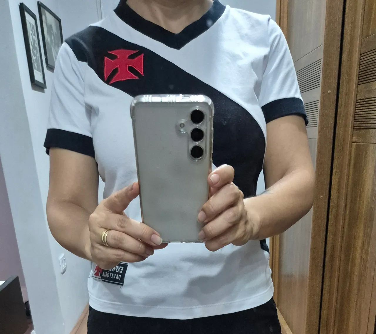 Camisa feminina Vasco  - Foto 3