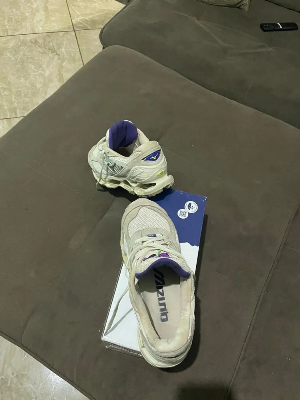 Tênis Mizuno Wave Prophecy LS flor de lótus  - Foto 4