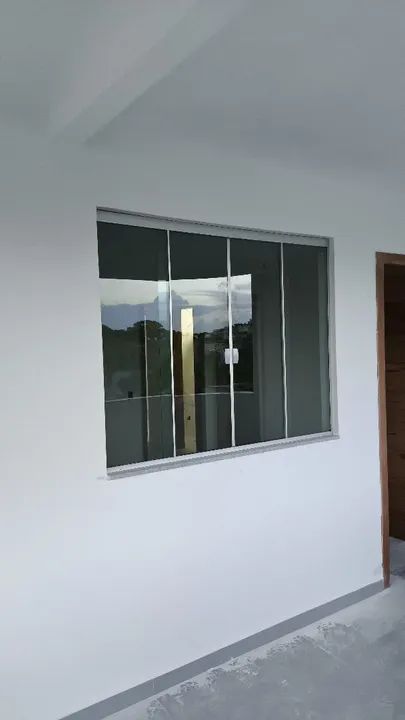 Kit 3 janelas em vidro incolor 6mm blindex 