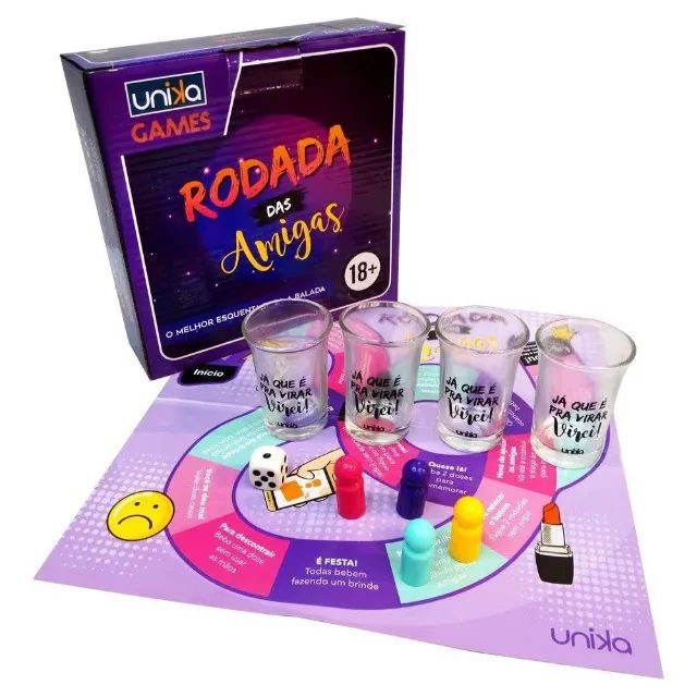 Jogo Rodada das Amigas - Jogo de Bebidas (Drinking Game) - Foto 3