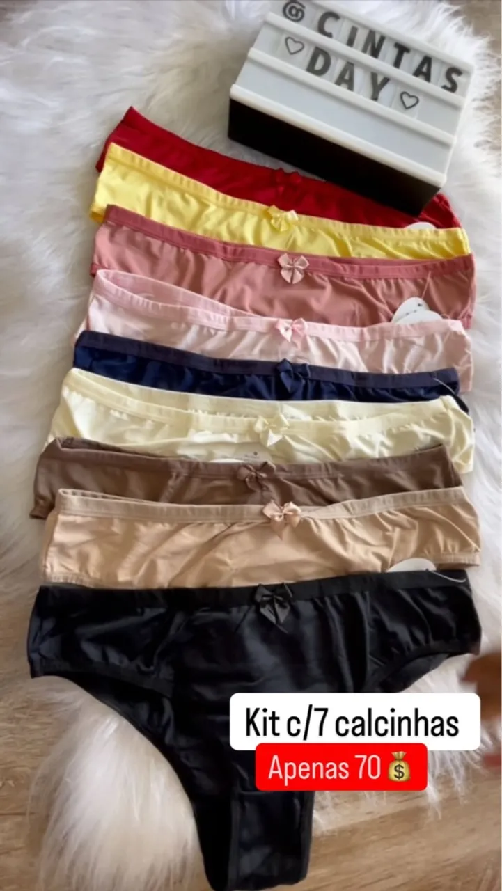 Kit de calcinhas