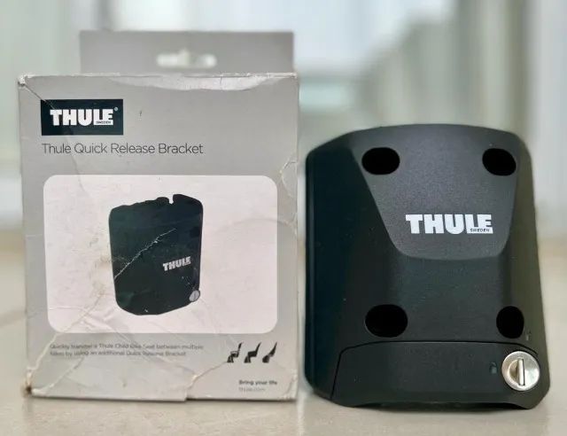 Suporte com desengate rápido preto - Cadeirinha Thule RideAlong - Foto 2