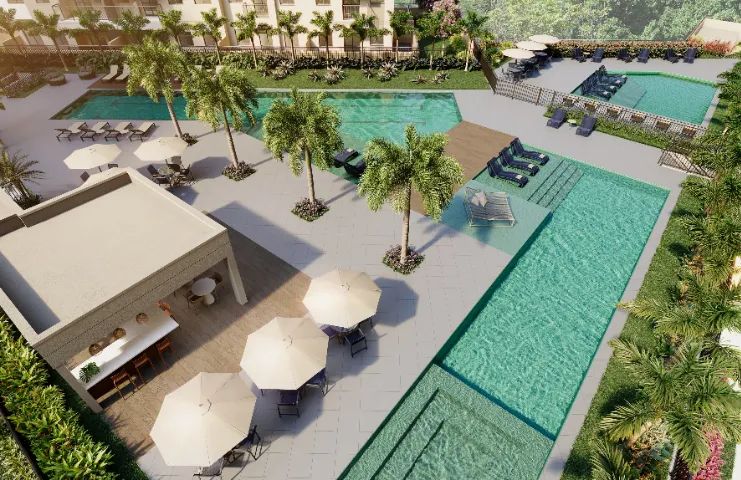 Studio no Centro do Rj em Condomínio estilo Resort e com um Mini Shopping 
