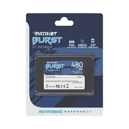 SSD 480GB SATA III Patriot Burst Elite - Rapidez e Eficiência para Seu PC - Loja Coimbra  - Foto 3