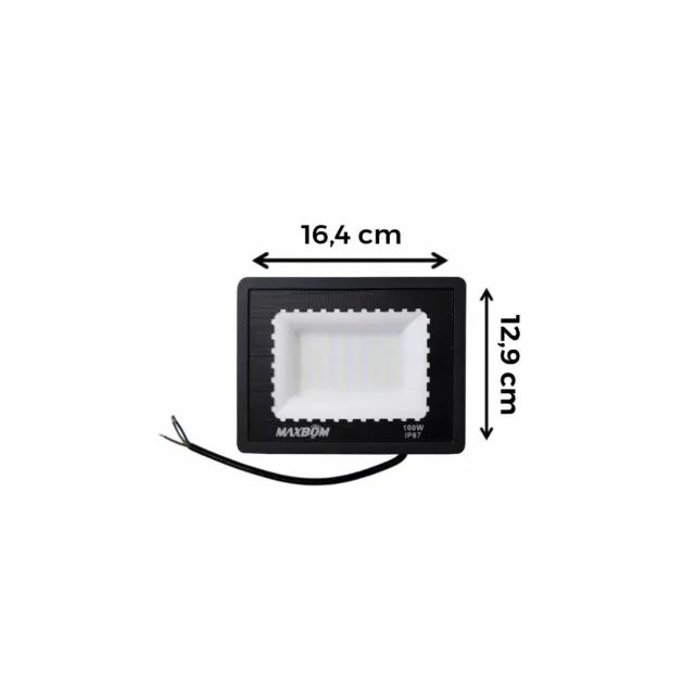 Refletor 100w IP67 Maxbom - Foto 2