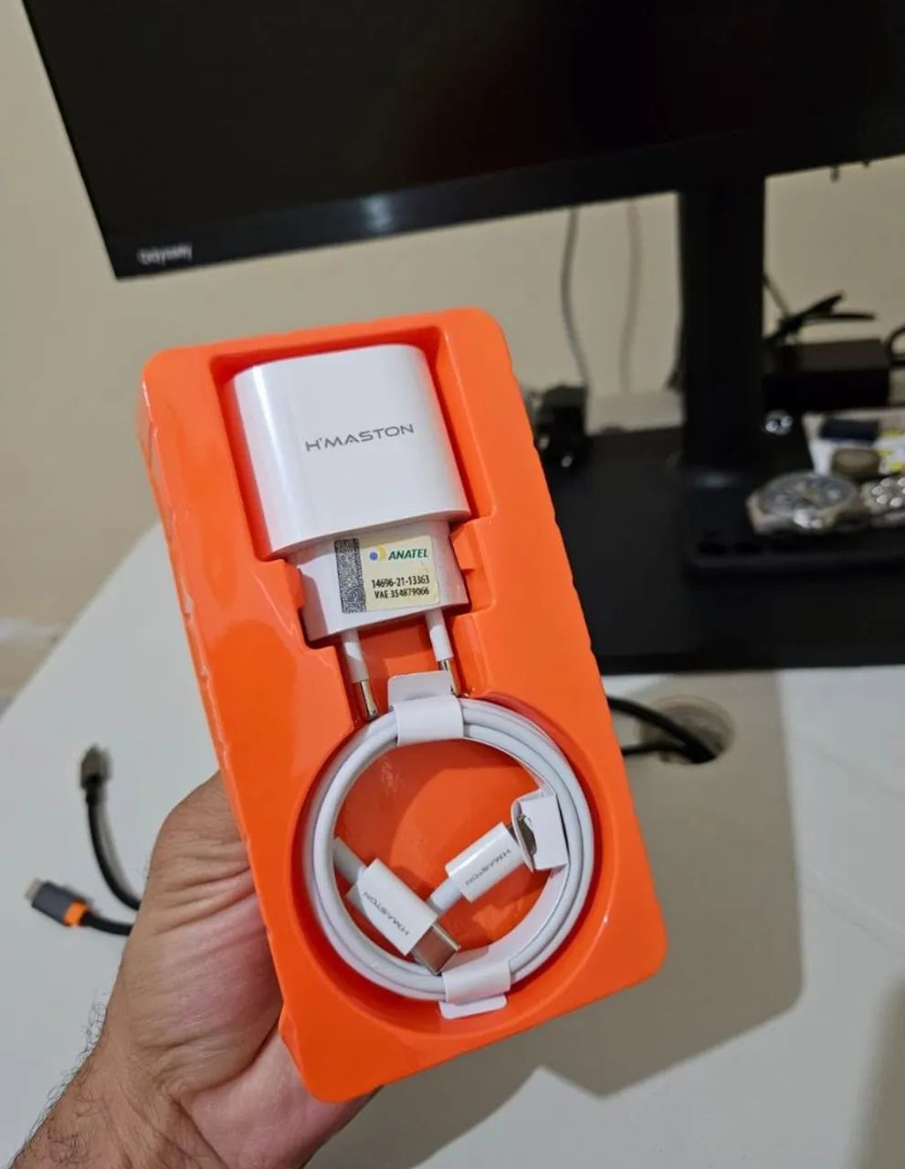 Carregador iPhone h'maston 30W NOVO  - Foto 2