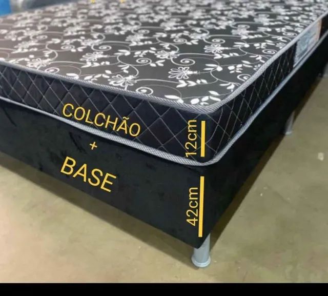 Cama Box de Casal Com Colchão , Novo - Foto 2