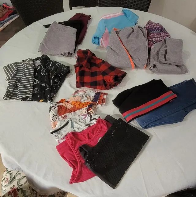 Roupas Infantis Desapego (Blusa, Calça, Short, Camiseta, Vestido) Tamanho 08 e 10