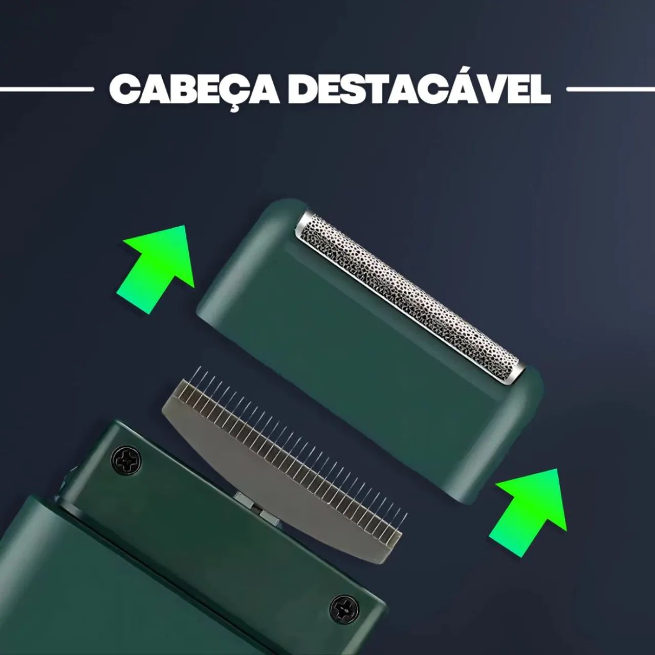 Barbeador Elétrico - Lâmina de Corte Próximo e USB - Foto 3