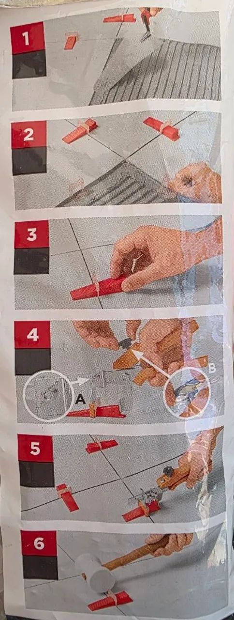 Espaçador Nivelador 1,0mm Smart Cortag Pacote com 100 Unidades - Foto 2