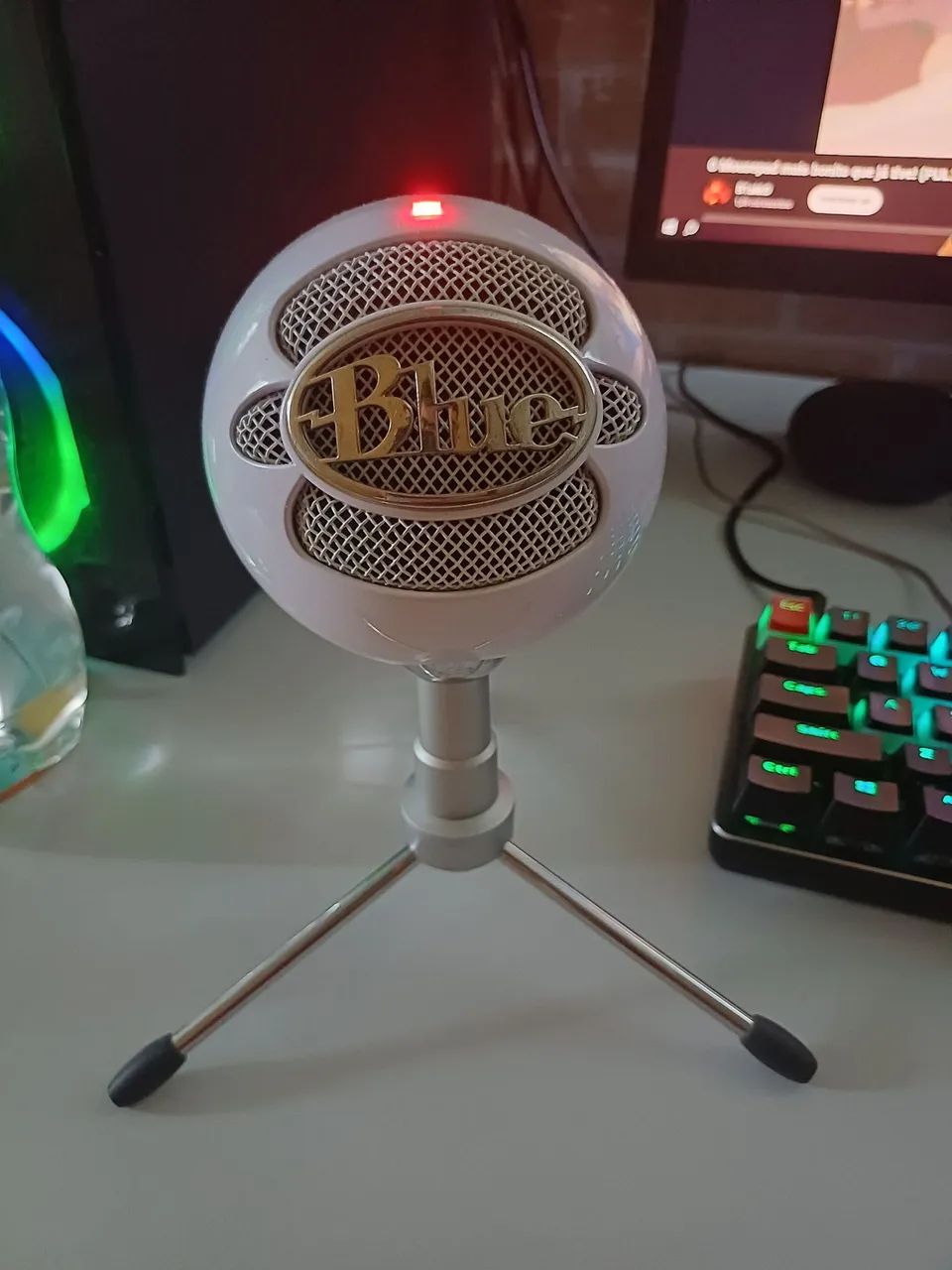 Microfone profissional blue snowball ice