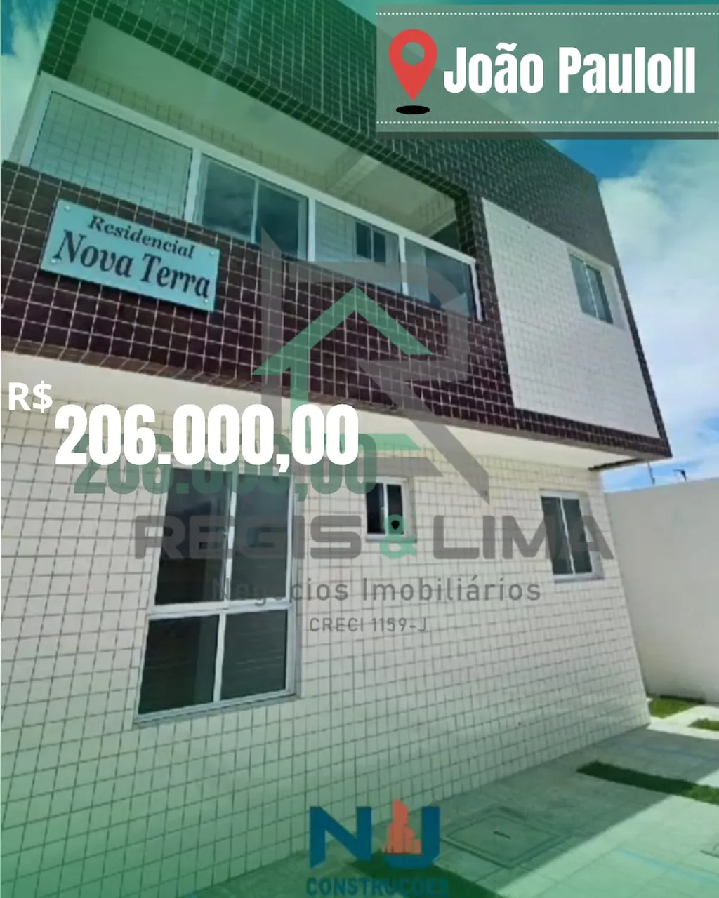 Residencial Nova Terra Últimas Unidades no João Paulo II!