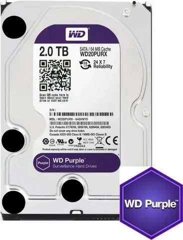 HD Western Digital Purple, 2 TB, WD20PURZ (Novo/Lacrado) - Foto 4