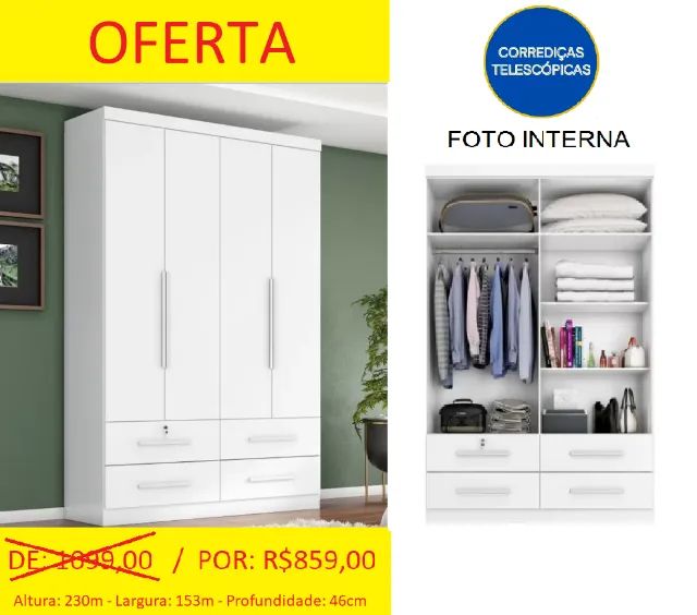 Guarda roupa - aproveite  - Foto 2