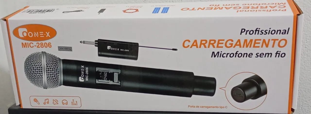 Microfone Sem Fio Profissional  - Foto 2