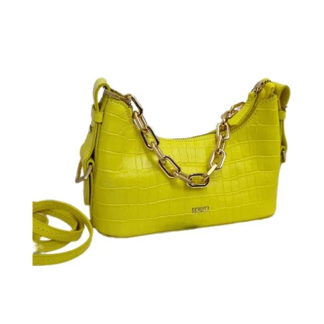 Bolsa Schutz Couro Croco Original Lima