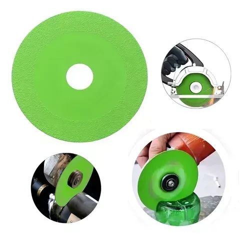 DISCO ULTRAFINO CORTE DE VIDRO, ESPELHO E PORCELANATO COR VERDE