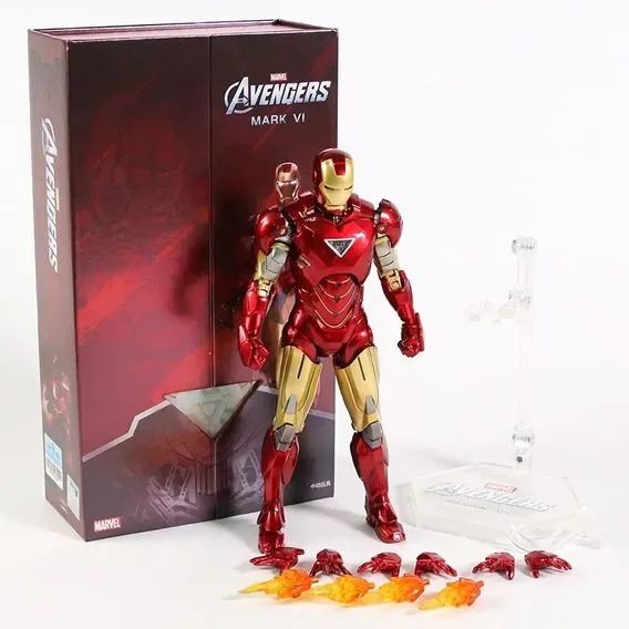 Action Figure Homem de Ferro - Mark 6 - ZD Toys 