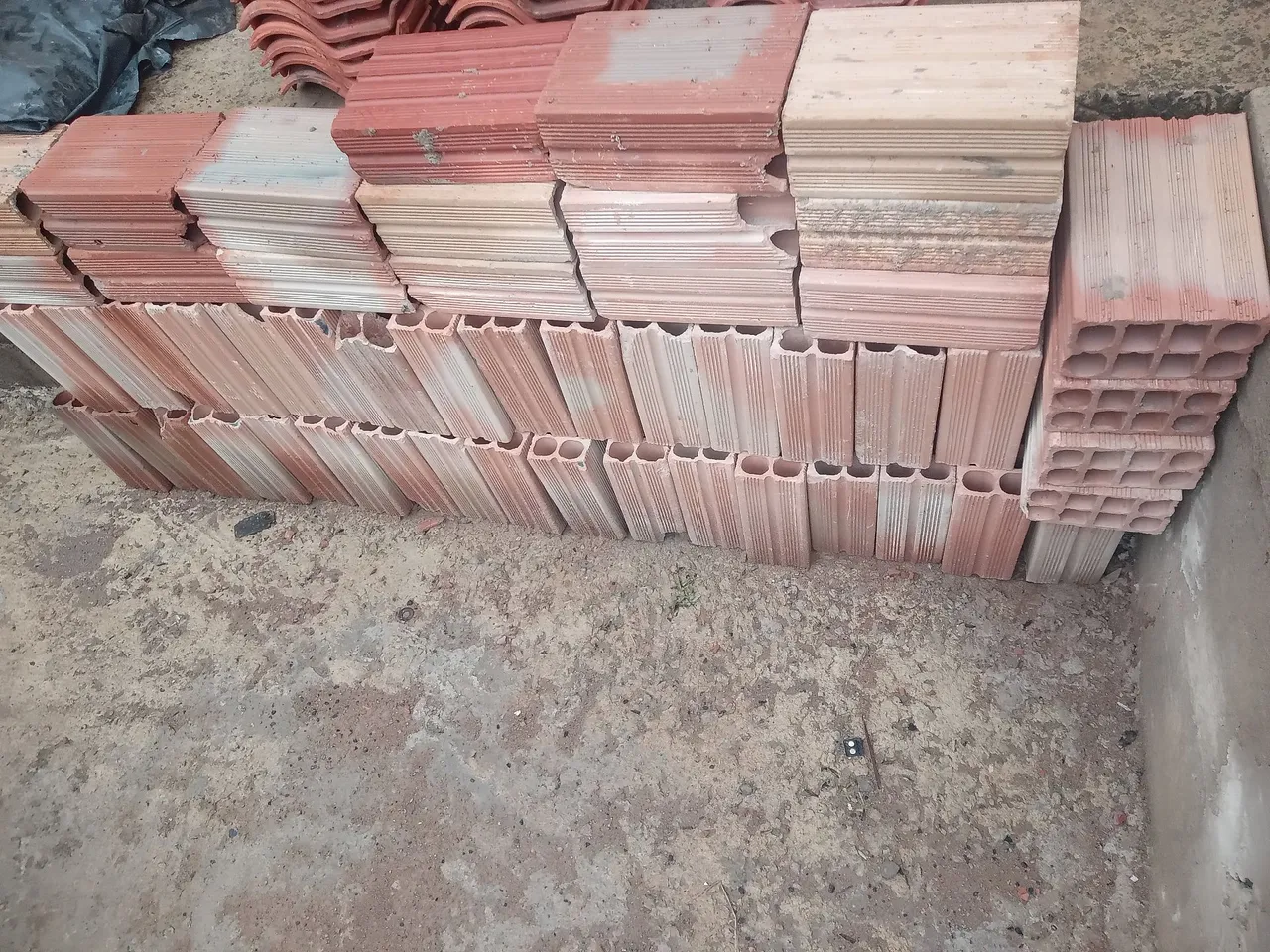 Tijolos para construção
