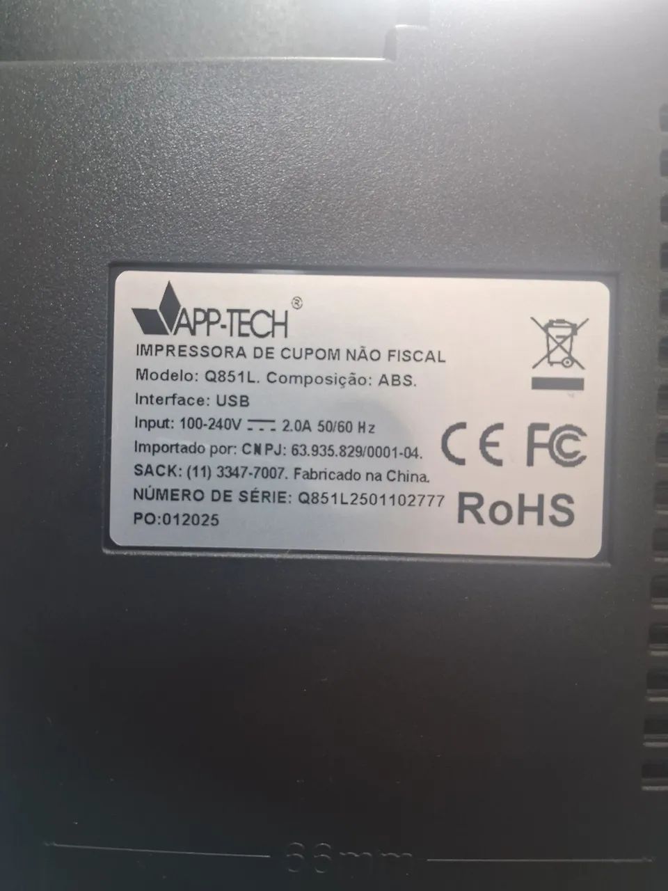 Impressora térmica não fiscal - Foto 2