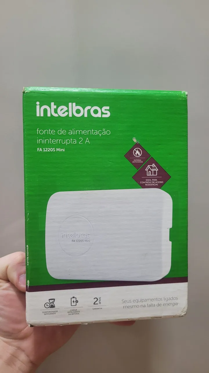 Fonte de Alimentação Ininterrupta Intelbras FA 1220S Mini