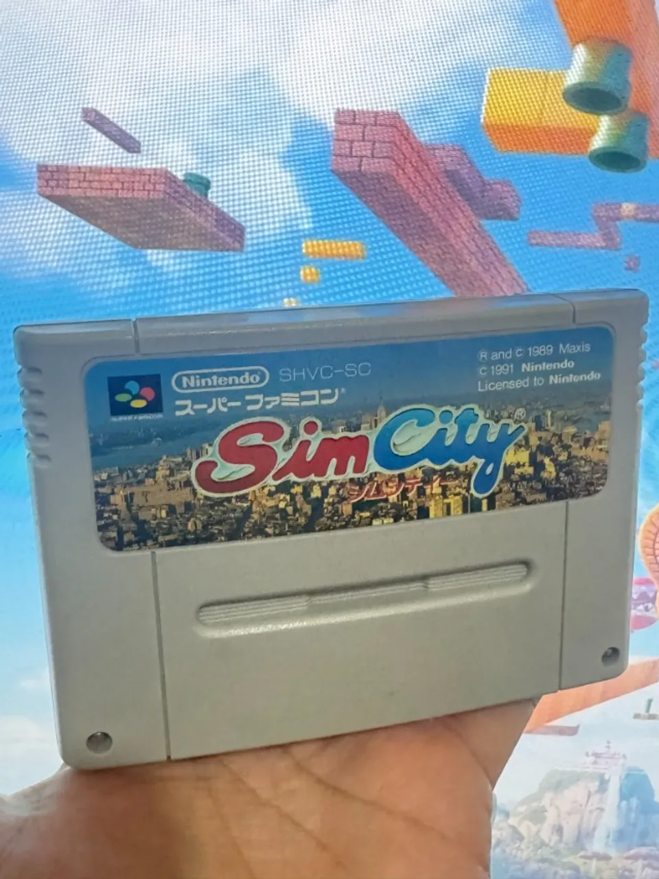 Sim City para Super Famicom (Super Nintendo/SNES JP)