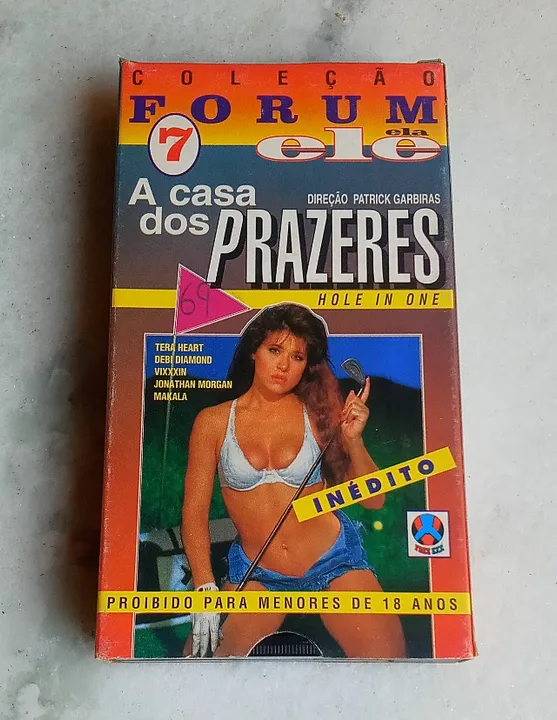 Rara Fita Vhs - Ele e Ela - A Casa Dos Prazeres - Coleção Fórum / 1999 / Original