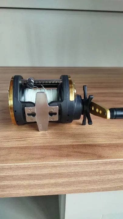 Carretilha okuna classic pro xt clx 452 LX - Foto 6