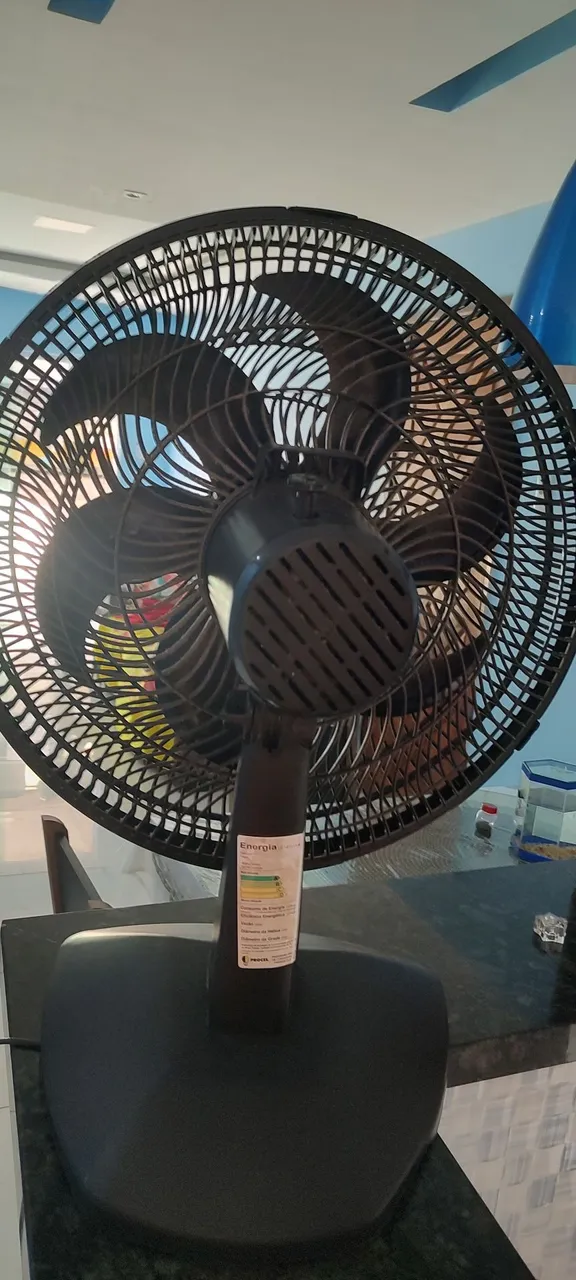 Ventilador de Mesa Preto